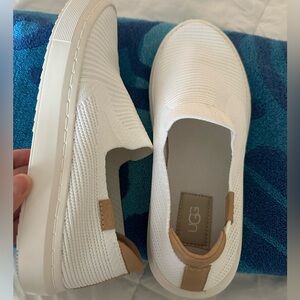 UGG Alameda Sammy Slip-On Sneaker, White, Size 8, Women